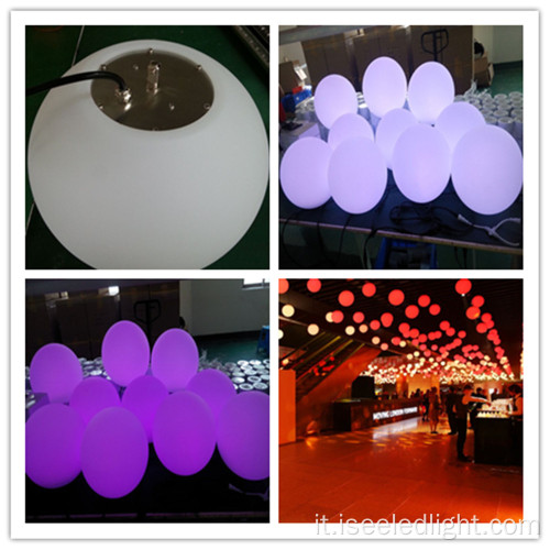 25cm DMX Lifting Led Ball per illuminazione scenica